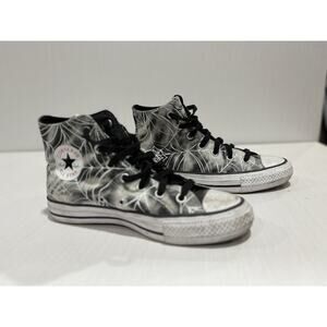 Converse hi-top Black Widow Spider Chuck Taylor Pro Unisex Size 5.5/7.5 Tie Dye